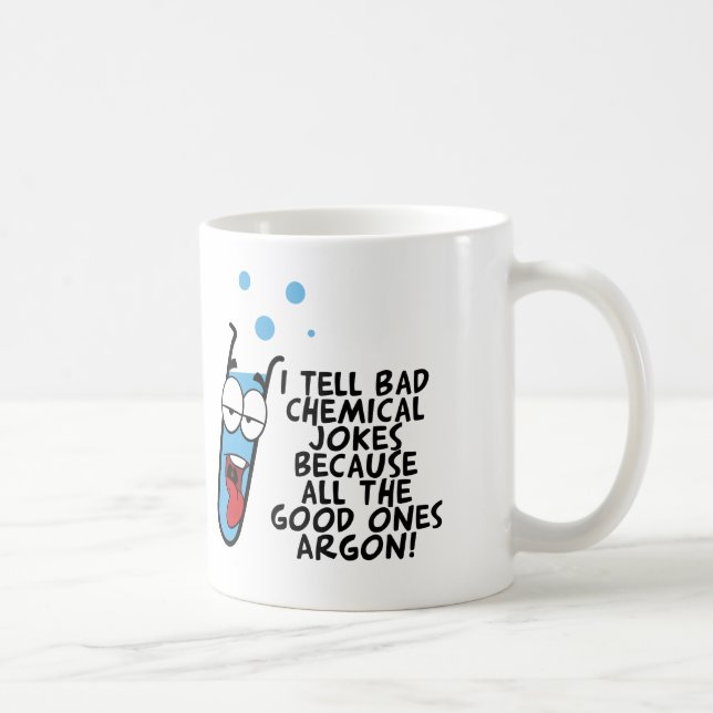 Mug Je dis à de mauvaises plaisanteries de produit (Droite)