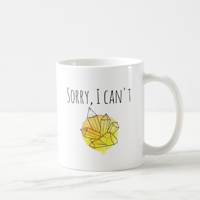 Mug Je Dois Charger Mes Cristaux Modernes (Droite)
