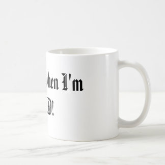Mug Je dormirai quand je suis MORT !