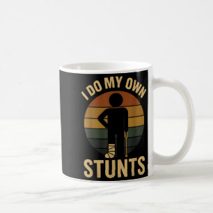 Mug Je fais mes propres cascades garçons jambe cassée