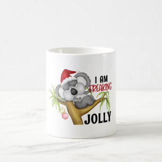 Mug Je flippe la joie - koala de Noël