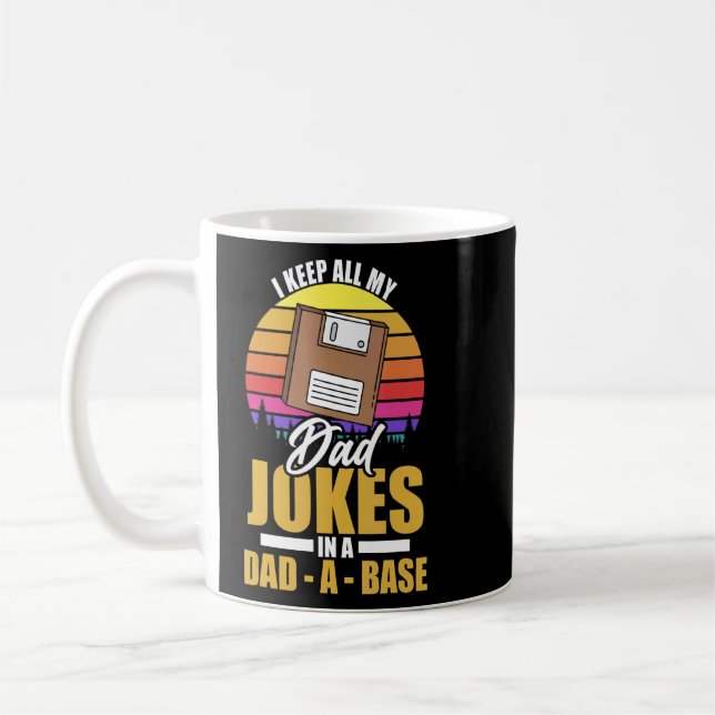 Mug Je Garde Tout Mon Père Plaisanter Dans Un Papa Une (Gauche)