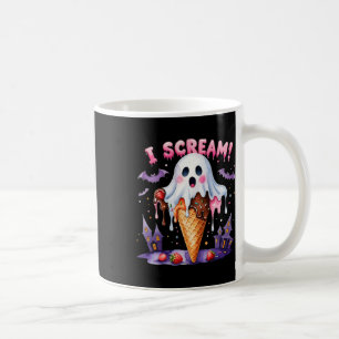 Mug Je hurle Ghost Glace Cream Halloween jolie Art drô