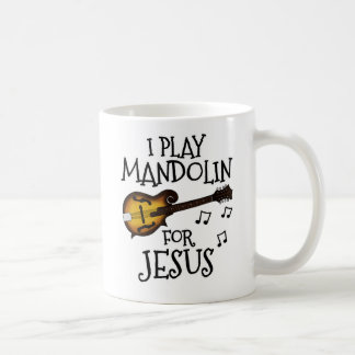 Mug Je Joue Le Mandolin Pour Jésus, Mandoliniste Chrét