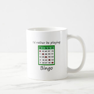 Mug Je jouerais plutôt le bingo-test (la carte)
