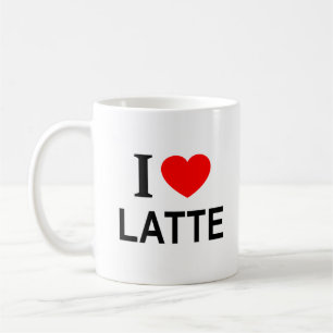 Mug Je ❤️ LATTE J'AIME LATTE JE ❤️ LATTE