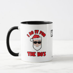 Mug JE LE FAIS POUR LES POUPÉES Santa Screwball Graphi