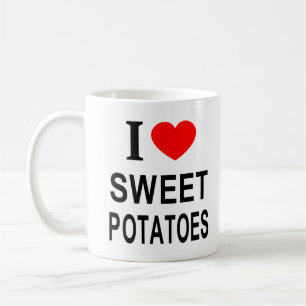MUG JE ❤️ LES POMMES DE TERRE SUCRÉES J'AIME LES POMME