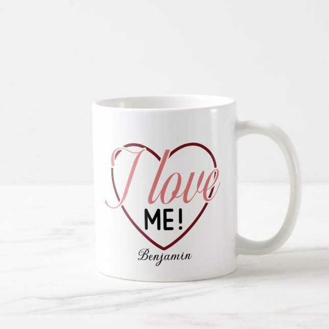 Mug Je m'aime Anti Valentine's Day (Droite)