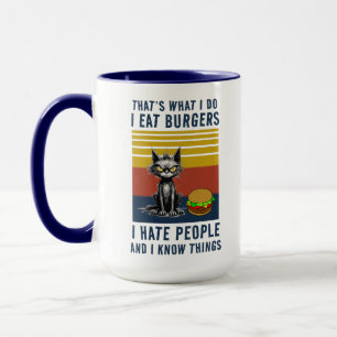 Mug Je Mange Des Burgers