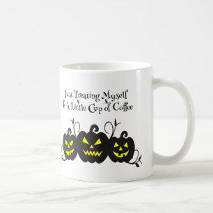 Mug "Je me fais juste plaisir avec du café" Citrouille