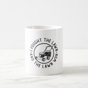 Mug Je Me Suis Battu La Pelouse Et La Pelouse A Gagné