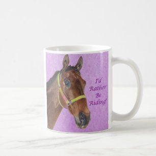 Mug Je monterais plutôt ! Cheval