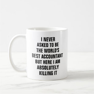 Mug Je n'ai jamais demandé à être le meilleur Bu de