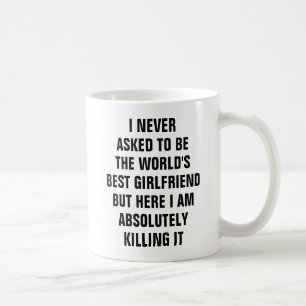 Mug Je n'ai jamais demandé à être le meilleur Bu de