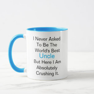 Mug Je n'ai jamais demandé d'être le meilleur oncle du