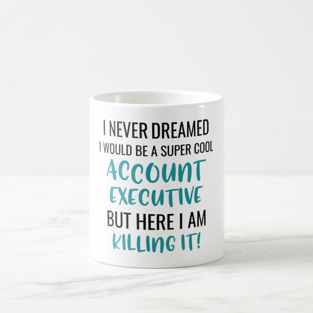 Mug Je N'Ai Jamais Rêvé Que Je Serais Super Cool Compt (Centre)