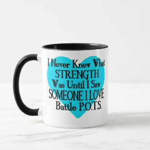 Mug Je n'ai jamais su/Cœur/Quelqu'un que j'aime...POTS