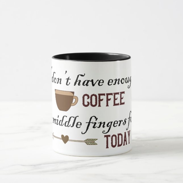 Mug Je n'ai pas assez de café (Centre)