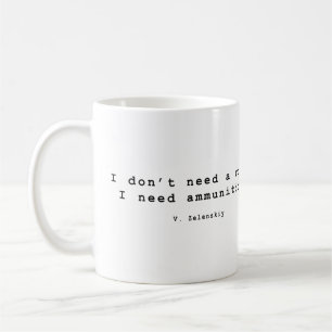 Mug Je n'ai pas besoin d'un tour, j'ai besoin de munit