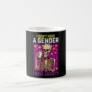Mug Je n'ai pas de sexe j'ai de l'anxiété non binaire