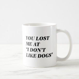 Mug Je n'aime pas les chiens