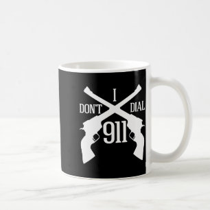 Mug Je ne compose pas le 911 sombre