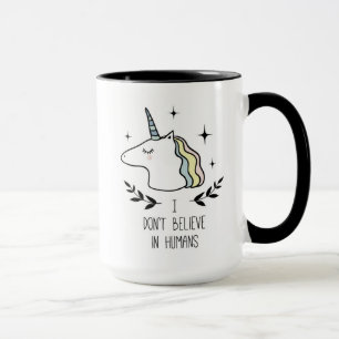 Mug Je ne crois pas chez l'homme