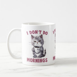 Mug Je ne fais pas le matin