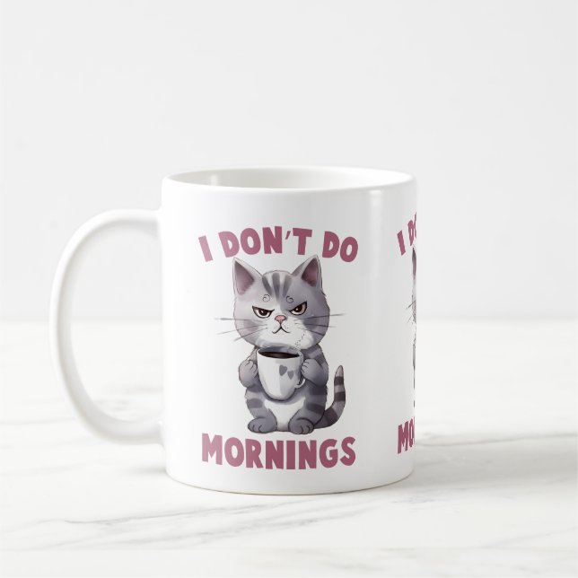 Mug Je ne fais pas le matin (Gauche)