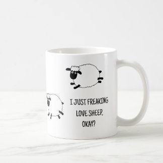Mug Je Ne Fais Que Freiner Les Moutons D'Amour, D'Acco