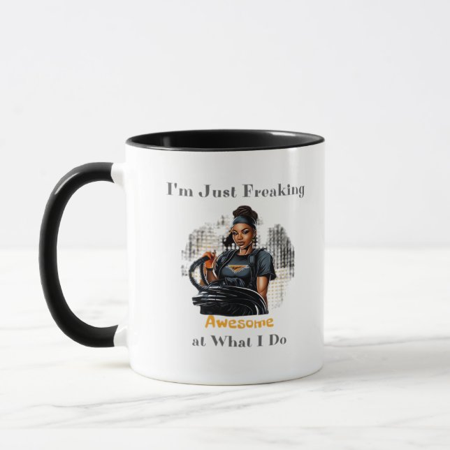 Mug Je ne fais que frémir ... Classique (Gauche)
