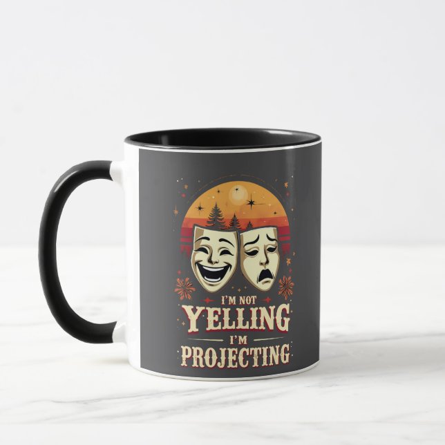 Mug Je ne hurle pas Je projette le Théâtre Rétro (Gauche)