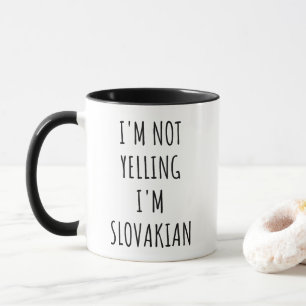 Mug Je ne hurle pas Je suis slovaque