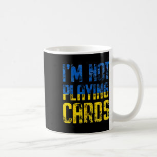Mug Je ne joue pas aux cartes Trump Zelensky soutien à