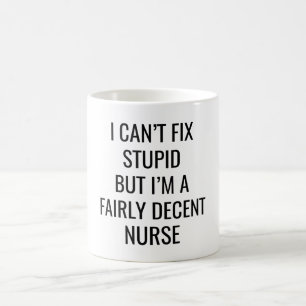 Mug Je ne parviens pas à réparer mon imbécile, mais je