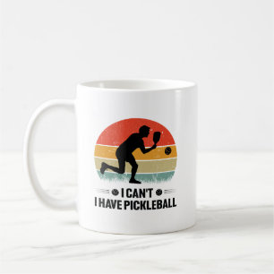 Mug Je ne peux pas avoir de pickleball, Pickleball Lov