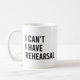 Mug Je ne peux pas avoir de répétition amusant profess