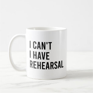 Mug Je ne peux pas avoir de répétition amusant profess