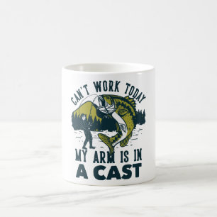 Mug Je ne peux pas travailler aujourd'hui mon bras dan