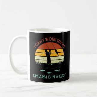 Mug Je ne peux pas travailler aujourd'hui, mon bras es