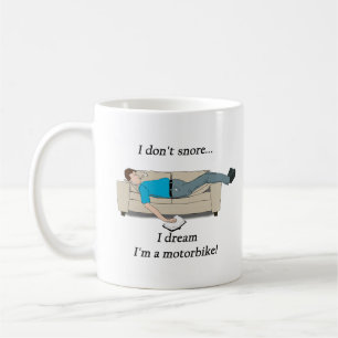 Mug "Je ne ronfle pas, je me rêve suis une