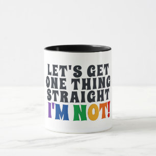 Mug Je ne suis pas amusée.