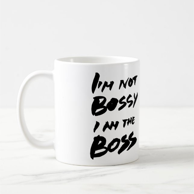 Mug Je ne suis pas autoritaire, je suis le patron - (Gauche)