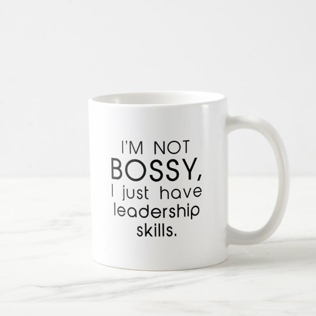 Mug Je ne suis pas Bossy (Droite)