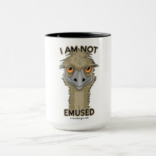 Mug Je ne suis pas calembour drôle d'émeu d'Emused