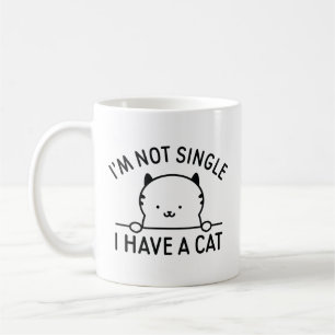 Mug Je ne suis pas célibataire j'ai un chat