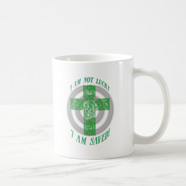 Mug Je ne suis pas chance, je suis sauvé ! (Droite)