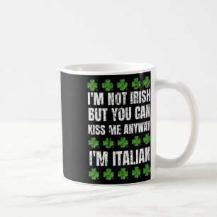Mug Je ne suis pas irlandais, embrassez-moi quand même