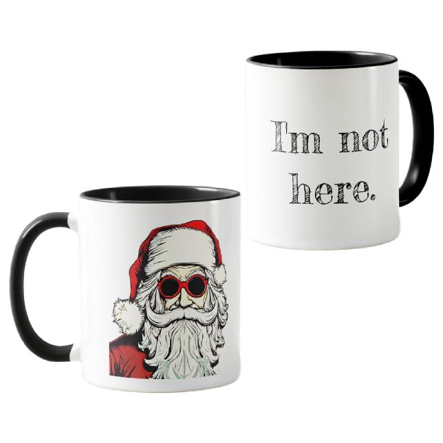 Mug "Je ne suis pas là" BANDE DE VACANCES WHIMSIGOTH (Créateur téléchargé)